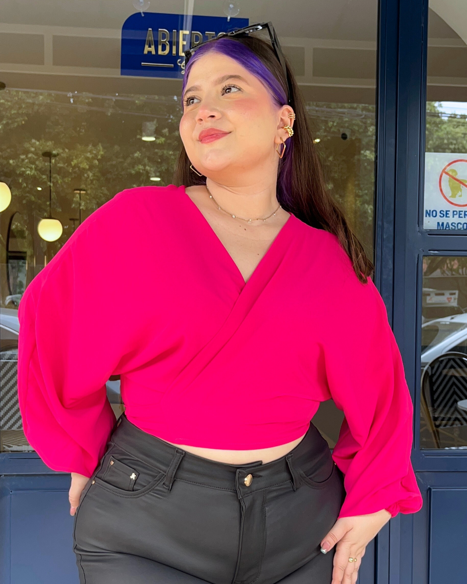 BLUSA BOSCONIA FUCSIA BOS9