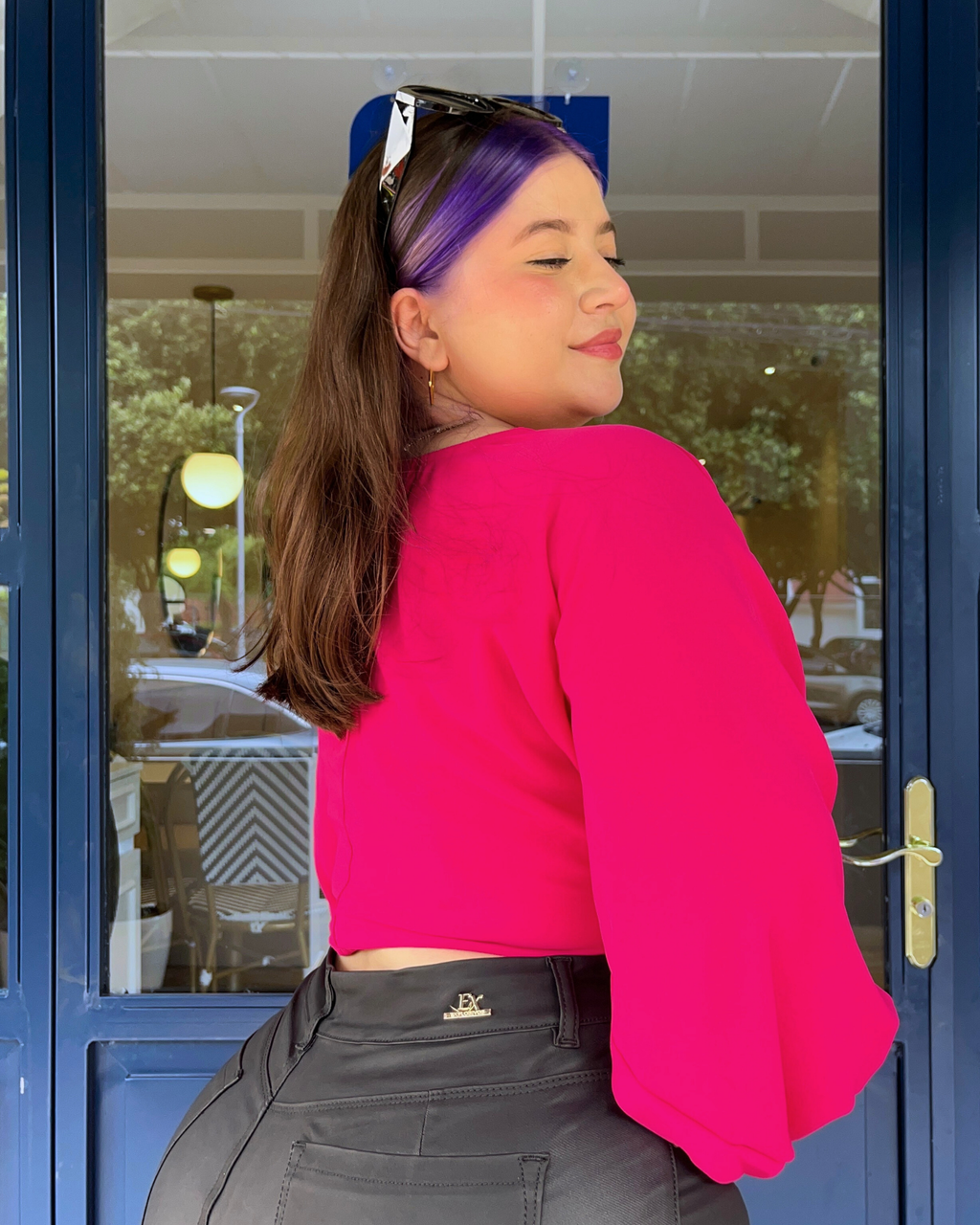 BLUSA BOSCONIA FUCSIA BOS9