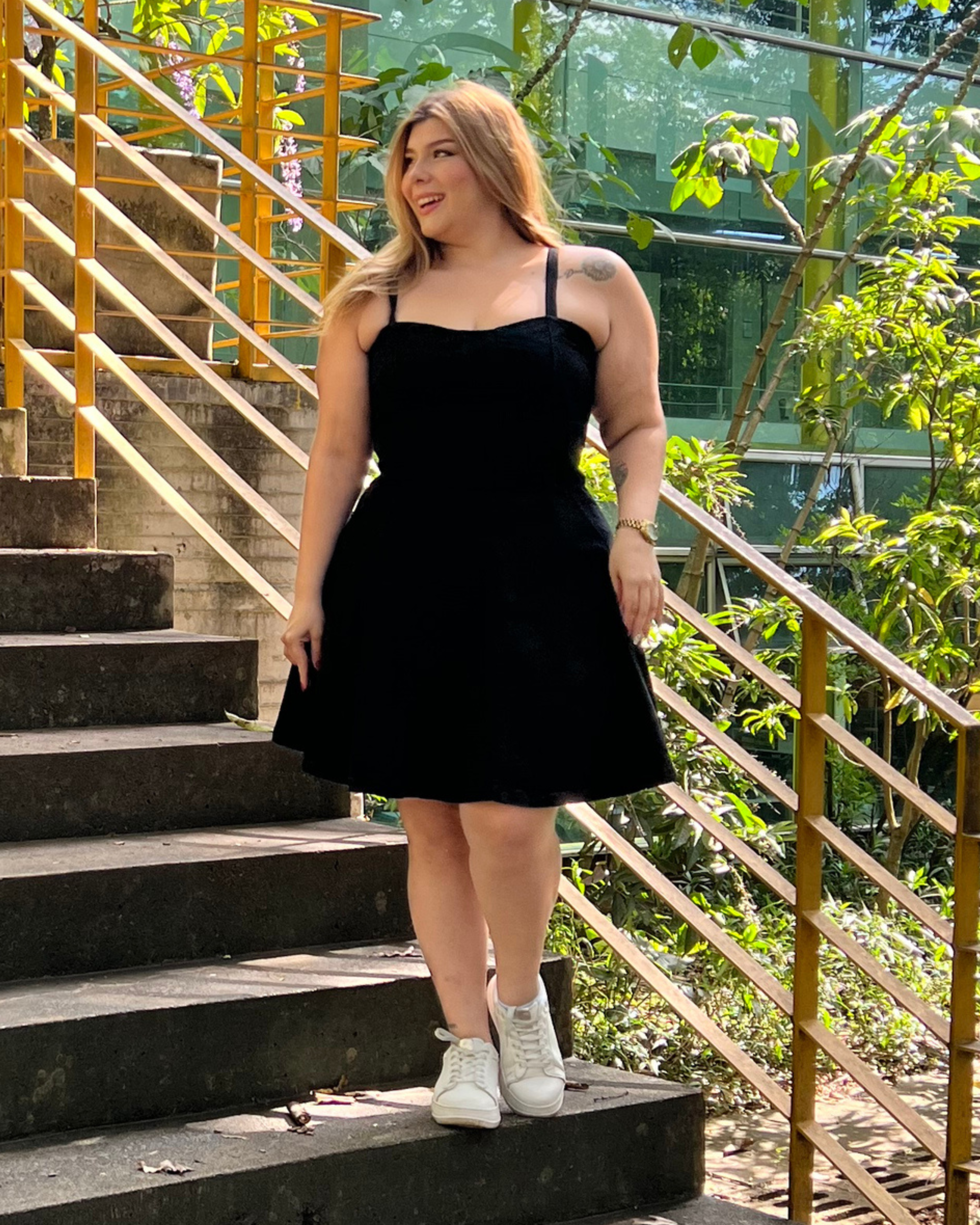 VESTIDO JEAN NEGRO 5318