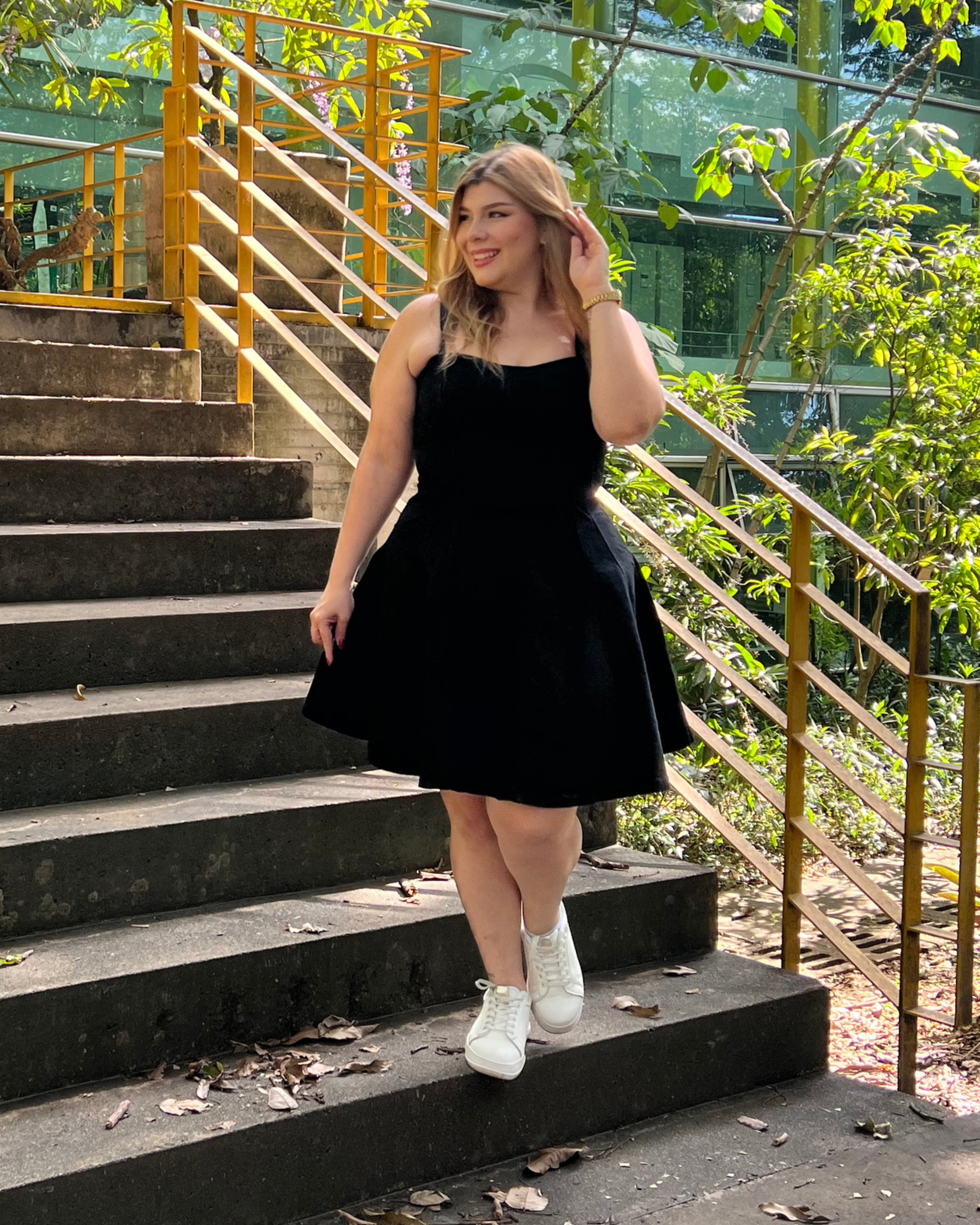 VESTIDO JEAN NEGRO 5318