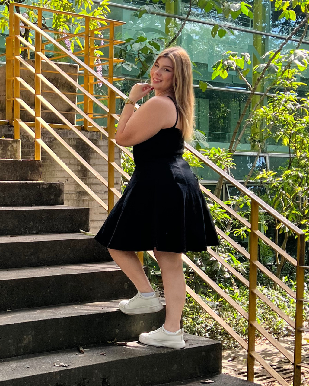VESTIDO JEAN NEGRO 5318