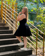 VESTIDO JEAN NEGRO 5318