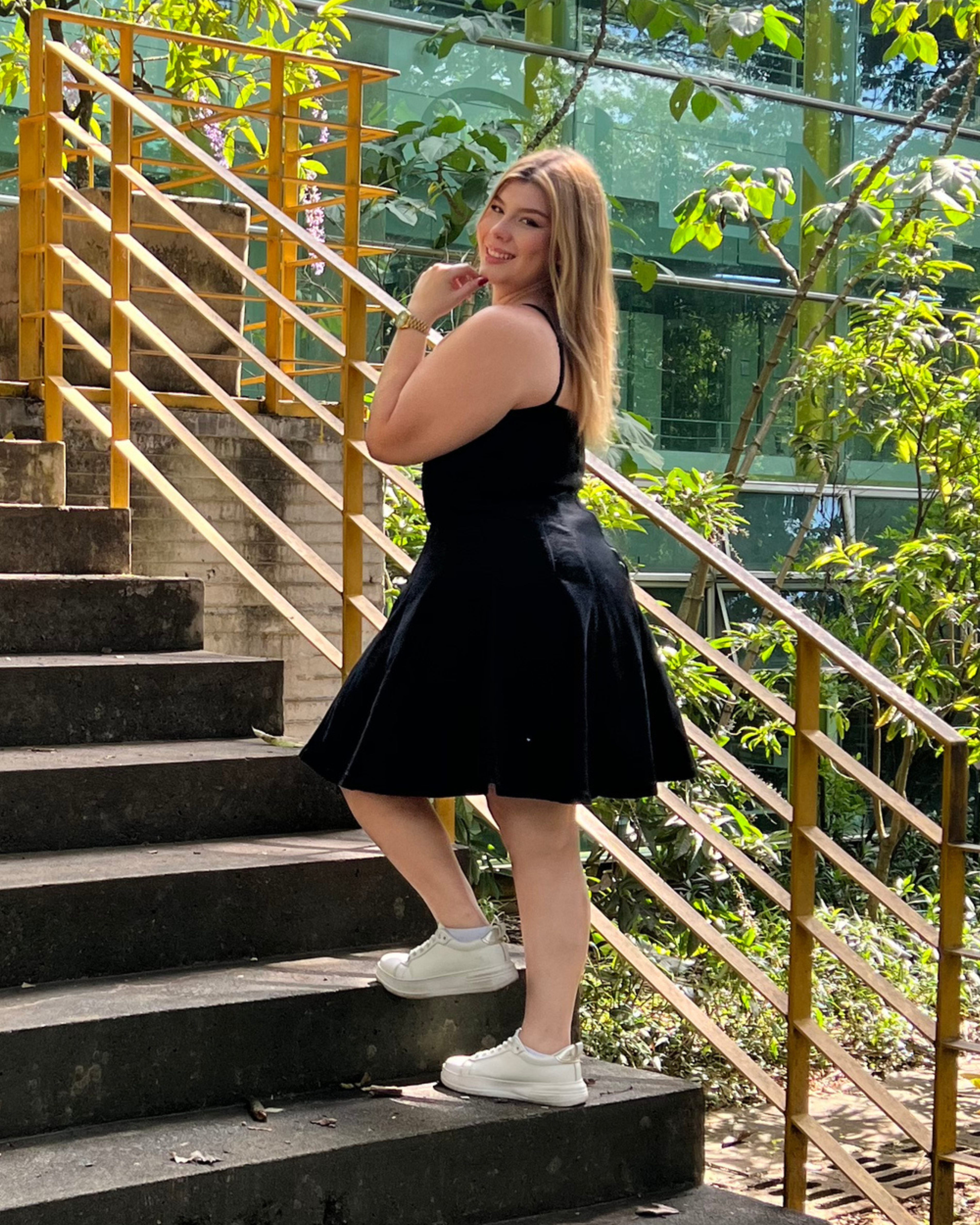 VESTIDO JEAN NEGRO 5318