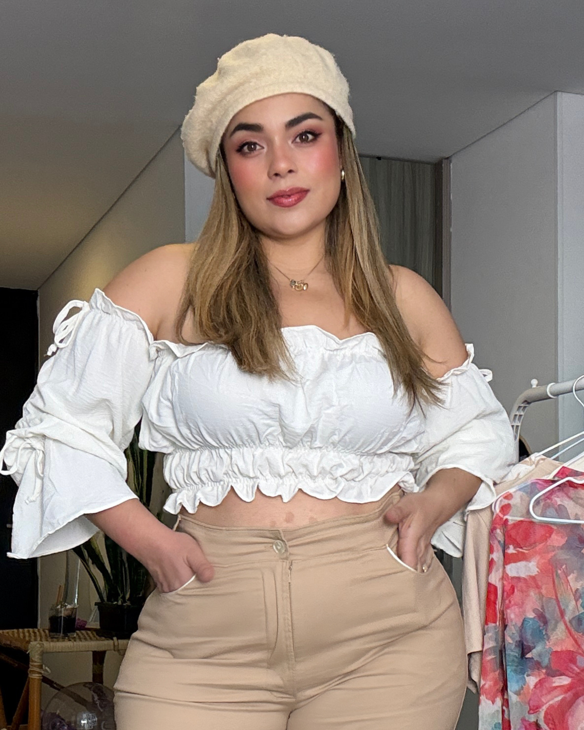 BLUSA MOCOA MARFIL MOCE