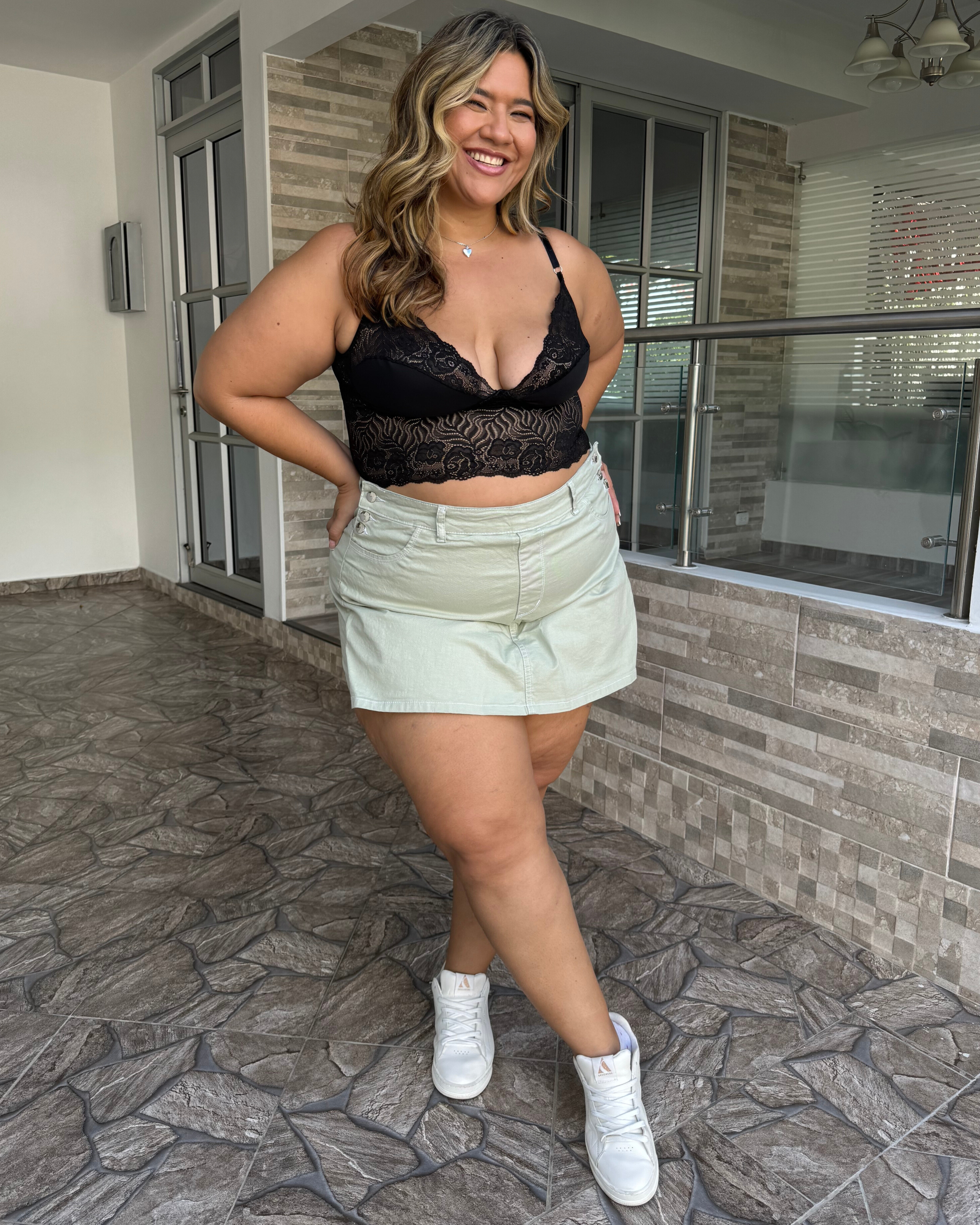 FALDA SHORT VERDE 4365