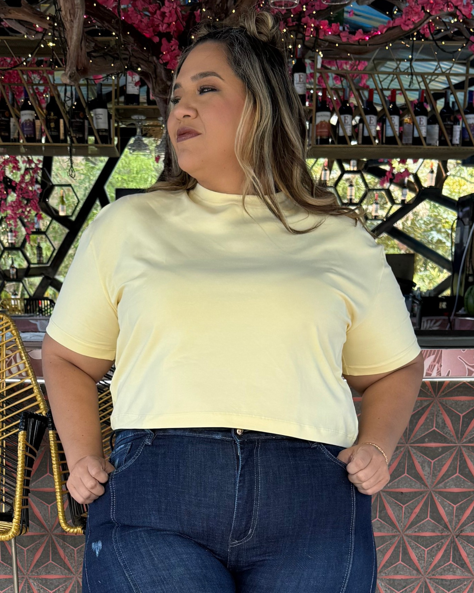 BLUSA DURANIA AMARILLA DUR7